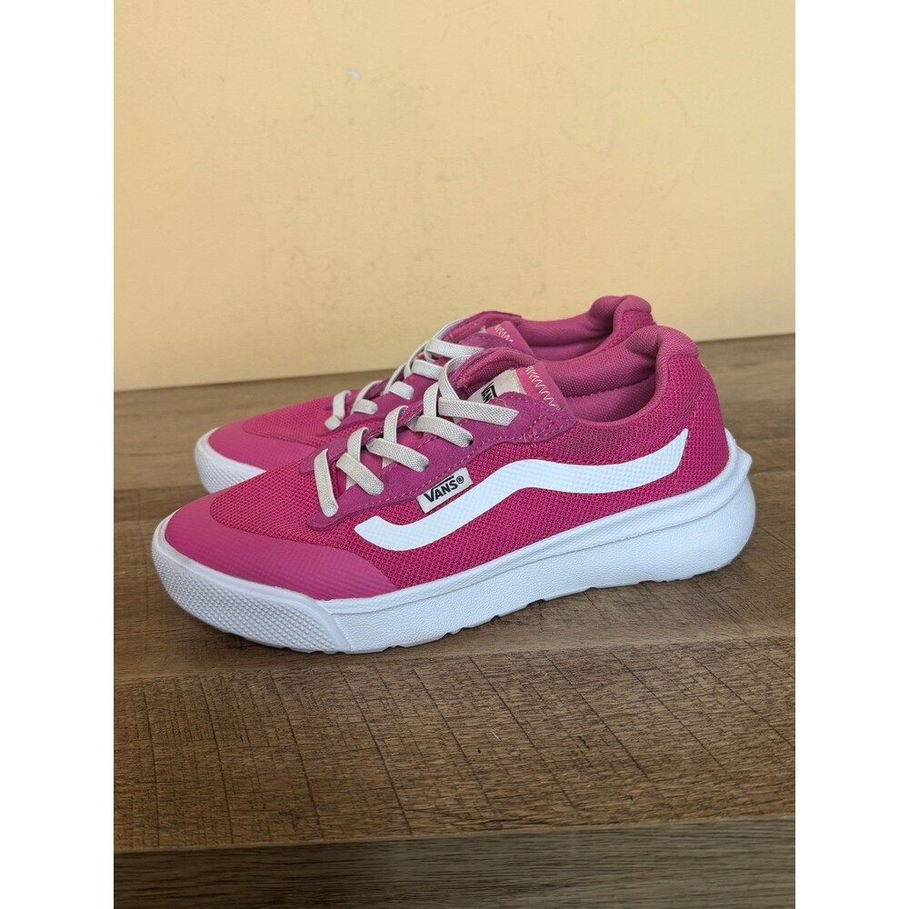 Vans Range BRZ sneakers Raspberry Rose pink girls size 2 shoes